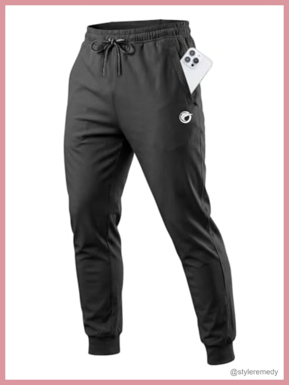 Men's Joggers Sweatpants Athletic Running Lightweight Tapered Pants with Pockets